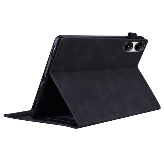 Husă pentru Xiaomi Redmi Pad Pro / Xiaomi Poco Pad, Classic, cu spațiu pentru stylus, negru