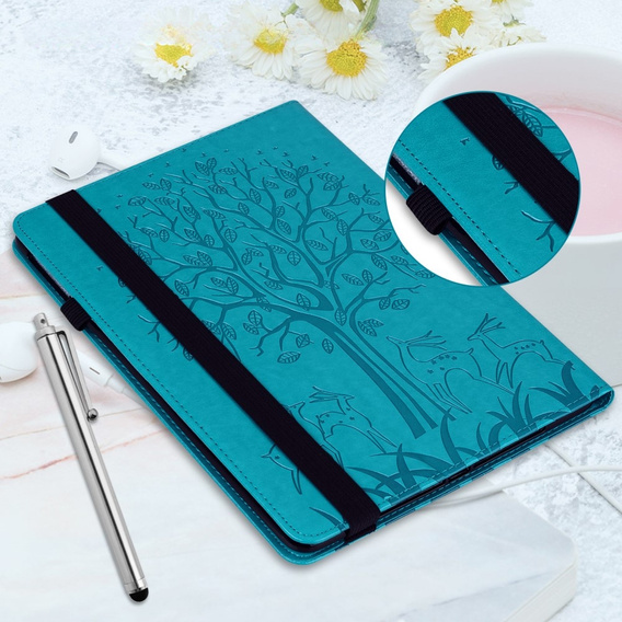 Carcasă cu clapetă pentru Huawei MatePad SE 10.4, tree, albastru