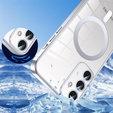 Husă pentru Samsung Galaxy S25+ Plus, Electro MagSafe, de argint + Lanyard