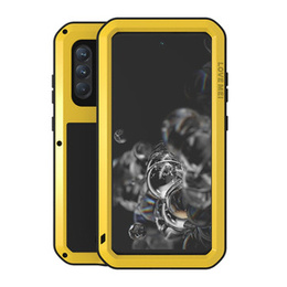 Love Mei Huse pentru Samsung Galaxy S21 FE, armored with glass, galben