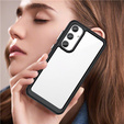 Huse pentru Samsung Galaxy A55 5G, Fusion Hybrid, transparent / negru
