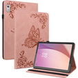 Husă pentru Lenovo Tab M9, Butterfly, roz
