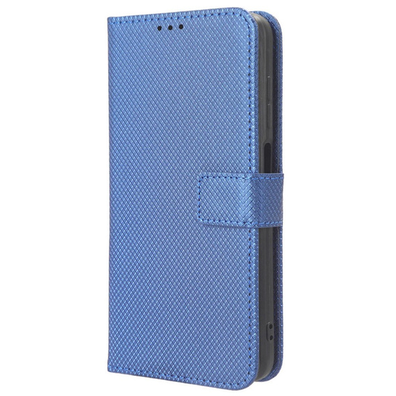 Cu clapetă pentru Infinix Hot 40i, Wallet Smart Magnet, albastru