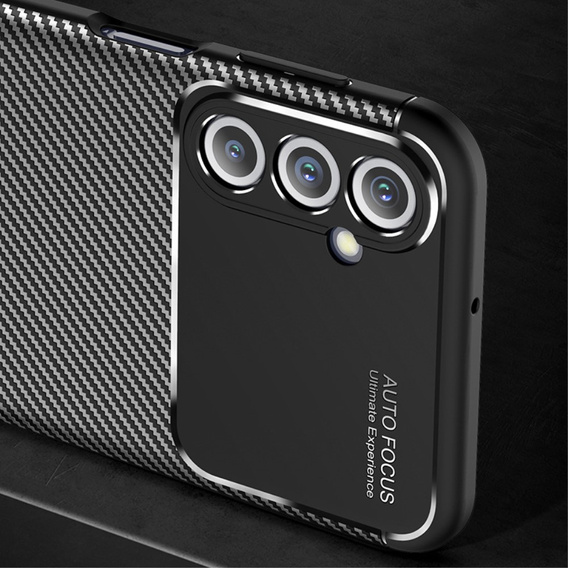 Huse pentru Samsung Galaxy M34, Carbon Gel, negru
