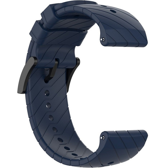 Curea universală din silicon 22mm, albastru marin