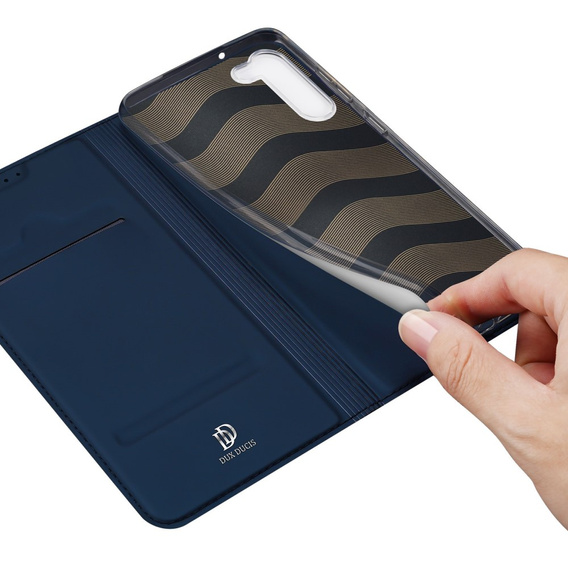 Dux Ducis Huse pentru Samsung Galaxy S23, Skinpro, albastru închis