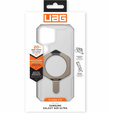 Carcasă Urban Armor Gear pentru Galaxy S25 Ultra, Plasma XTE MagSafe Kickstand, transparent / gri