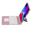 Carcasă + tastatură iPad Air 4 / 5 2020 / 2022 10.9, TouchPad, roz rose gold