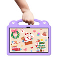 Husă pentru copii pentru Samsung Galaxy Tab A11 Plus / A9 Plus, Cute Patterns, cu suport, violet