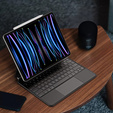 Carcasă + tastatură iPad Pro 12.9" 2022/2021/2020 (6/5/4 gen.), Dux Ducis Keyboard TouchPad, negru