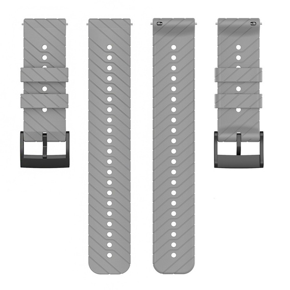 Curea universală din silicon 22mm, gri