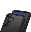 Carcasă pentru Samsung Galaxy S24 FE, Shockproof, cu folie, negru