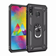 Husă blindată pentru Motorola One Action, Nox Case Ring, negru