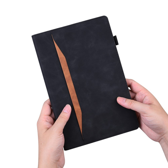 Husă pentru Xiaomi Pad 7, Classic, cu spațiu pentru stylus, maro