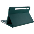 Carcasă + tastatură Samsung Galaxy Tab S7 T870/T875 / S8, Pen Slot, verde