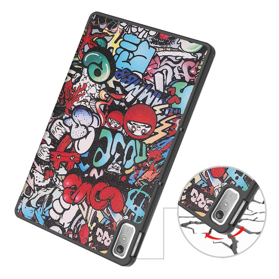 Husă pentru Lenovo Tab P11 Gen 2 TB350FU TB350XU 11.5", Smartcase, graffiti