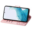 Cu clapetă pentru Samsung Galaxy A36, Butterfly, roz rose gold