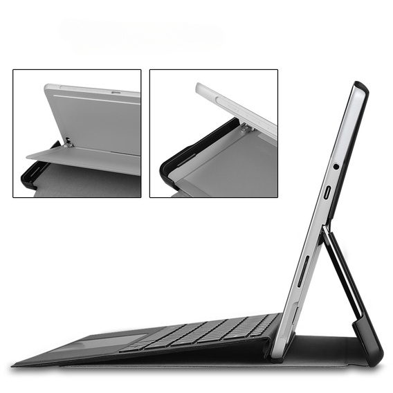 Huse pentru Microsoft Surface Pro 8, Stand Case, gri