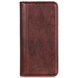 Husa cu clapetă pentru Xiaomi 15 Ultra, Split Leather, maro