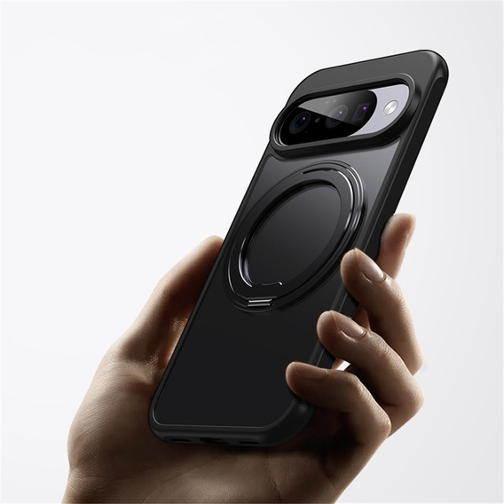 Husă pentru Google Pixel 10 / 10 Pro , pentru MagSafe, cu suport, negru
