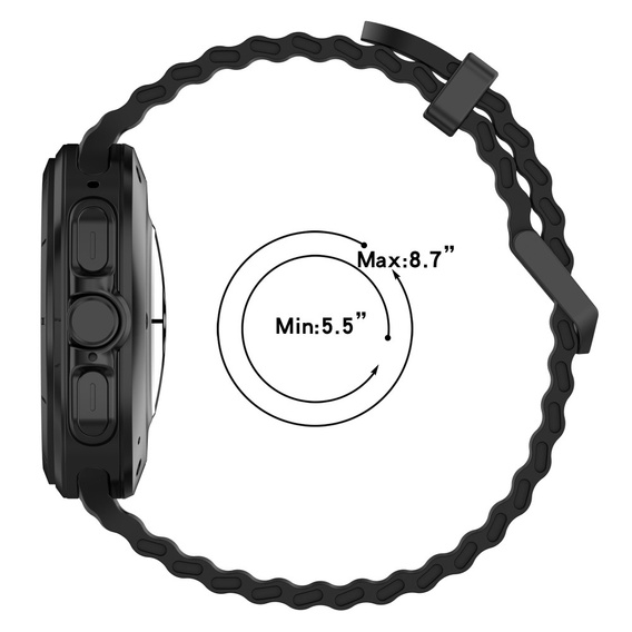 Curea din silicon pentru Samsung Galaxy Watch Ultra 47mm (2025 / 2024)