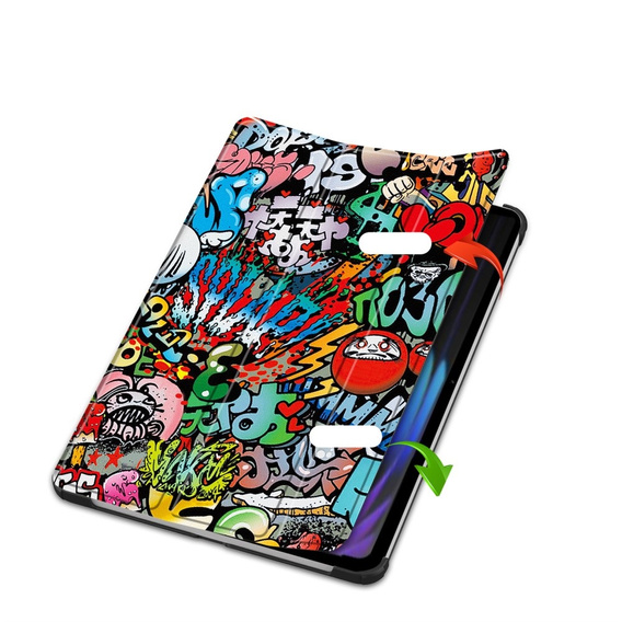 Husă pentru Xiaomi Pad 7 / 7 Pro, Smartcase, graffiti