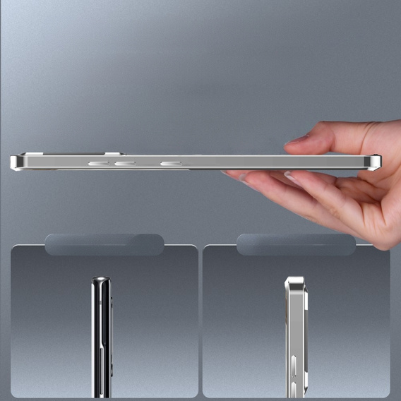 Carcasă de protecție pentru camera foto pentru Samsung Galaxy Note 10+ Plus, CamShield MagSafe, transparent / argintiu