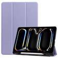 Husă pentru iPad Pro 11 2024, Smartcase cu spațiu pentru stylus, violet