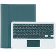 Carcasă + tastatură Lenovo Tab P11 J606F / Tab P11 5G, TouchPad Keyboard, verde închis