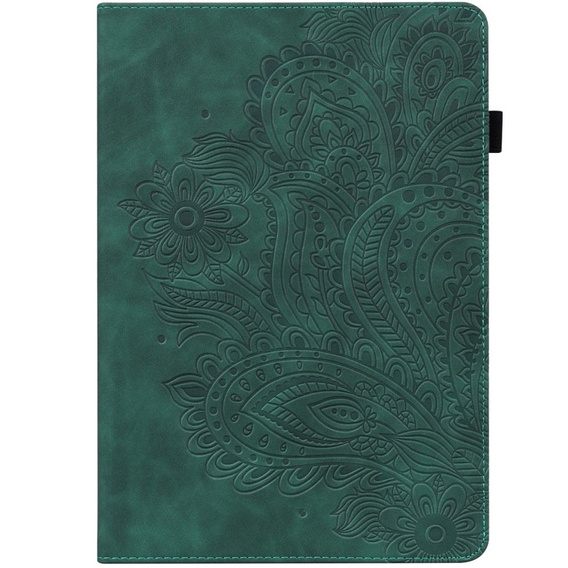 Husă cu clapetă pentru Amazon Kindle Paperwhite 5 (2021), flower, albastru