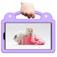 Husă pentru copii pentru Samsung Galaxy Tab A7 Lite 8.7 T220/T225, Cute Patterns, cu suport, violet