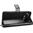Cu clapetă pentru Nothing Phone 3A, Crazy Horse Wallet, negru
