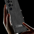 Huse pentru Samsung Galaxy S25 Ultra, GKK Leather, negru