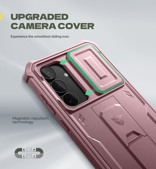 Carcasă blindată Dexnor Full Body (două rame) pentru Samsung Galaxy S25 FE