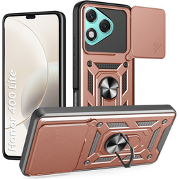 Husă blindată pentru Honor 400 Lite, CamShield Slide, roz