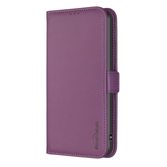 Husa cu clapetă pentru Xiaomi Redmi Note 13 5G, BINFEN Wallet, violet închis