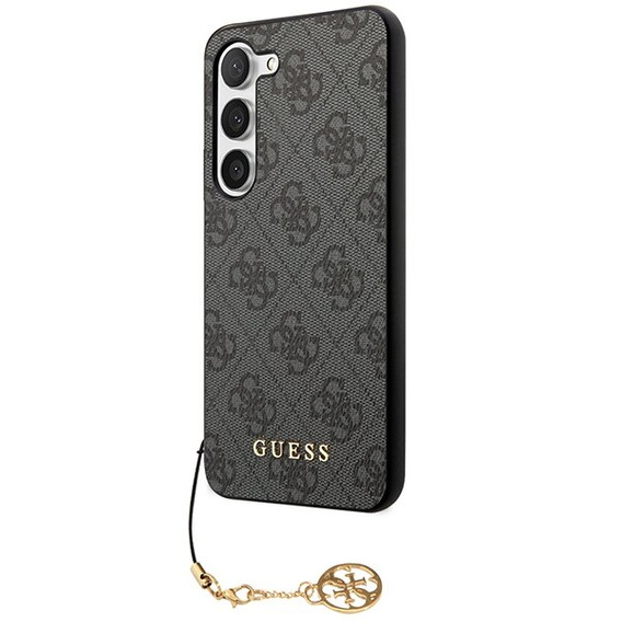 GUESS Huse pentru Samsung Galaxy A55, 4G Charms Collection Hardcase, gri