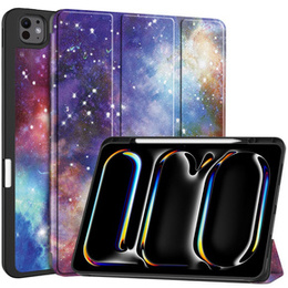 Husă pentru iPad Pro 13" 2024 (7 gen.), Smartcase, galaxy