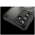 Husă blindată pentru Samsung Galaxy A57 5G, pentru MagSafe, mată, neagră