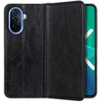 Husa cu clapetă pentru Huawei Nova Y70 4G, Split Leather, negru