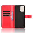 Cu clapetă pentru Motorola Moto G24 / G24 Power / G04, Crazy Horse Wallet, roșu