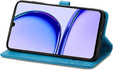 Cu clapetă pentru Realme Note 50, Mandala, albastru
