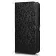 Husa cu clapetă pentru ASUS ROG Phone 8 Pro, Wallet Rhombus, negru