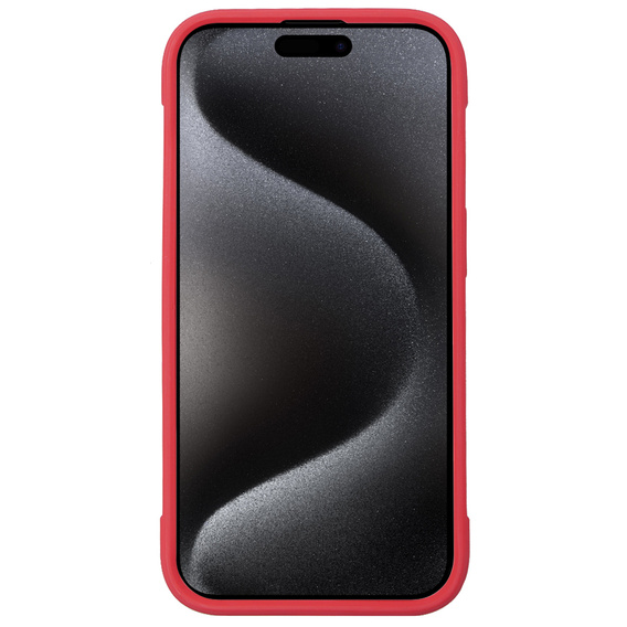 Husă pentru iPhone 15 Pro, ERBORD Armor Mag, roșu