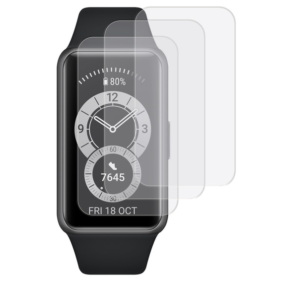 3x ERBORD Hydrogel Foil pentru Huawei Band 6