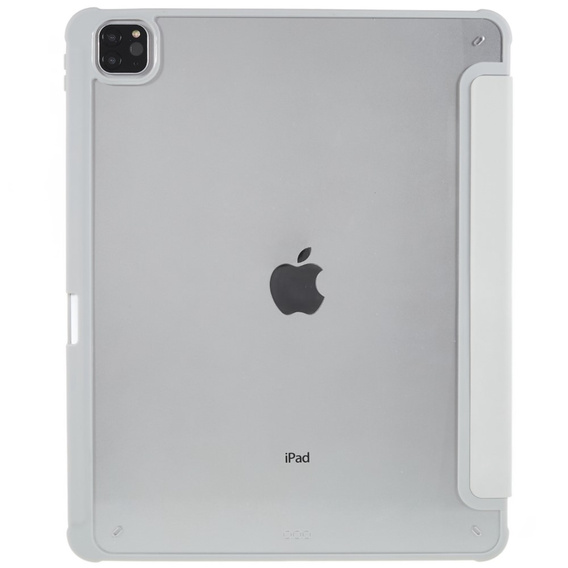Husă pentru iPad Pro 12.9" 2022/2021/2020 (6/5/4 gen.), Smartcase Hybrid, cu spațiu pentru stylus, gri