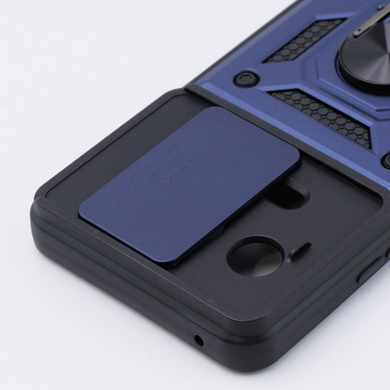 Husă blindată pentru Realme 11 5G, CamShield Slide, albastru