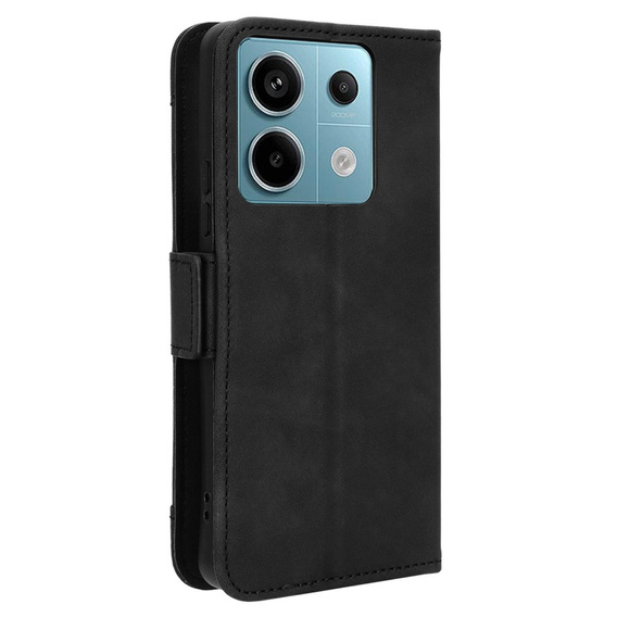 Cu clapetă pentru Xiaomi Redmi Note 13 Pro 5G, Card Slot, negru