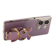 Carcasă pentru Xiaomi Redmi Note 13 5G, Rabbit, violet + sticlă călită 9H
