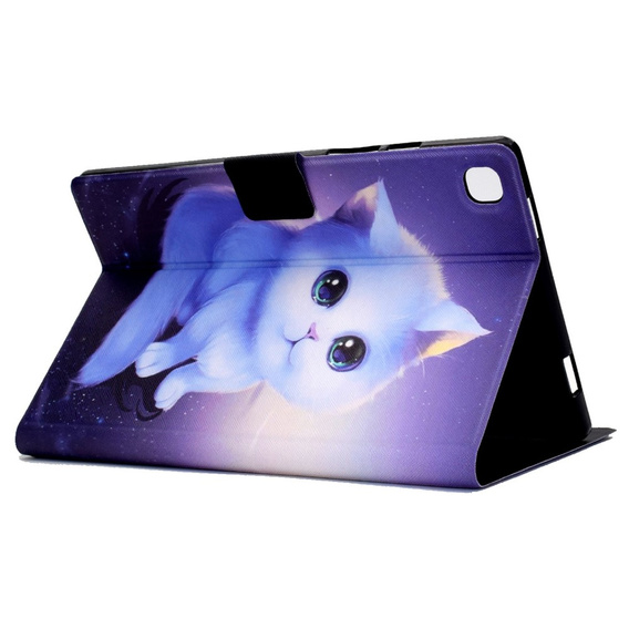 Husă pentru Samsung Galaxy Tab A7 Lite, cu clapetă, cat